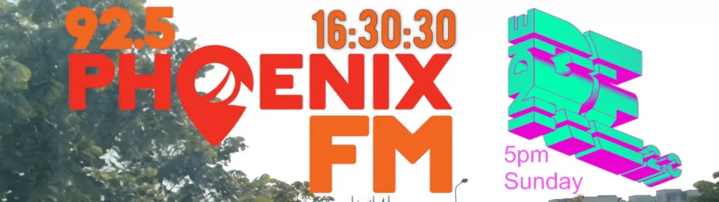 Screenshot of 92.5 Phoenix FM's live feed, available to view via MixCloud.